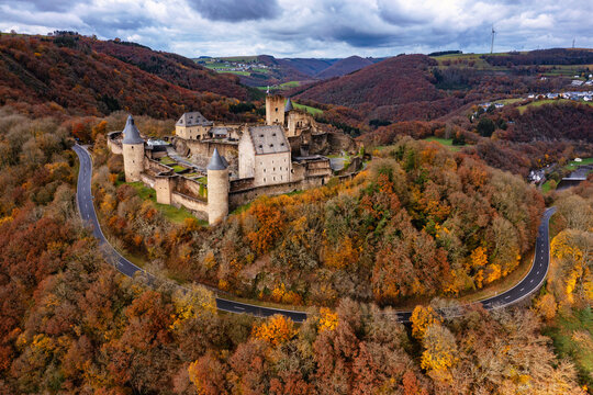 Bourscheid Castle in Luxembourg