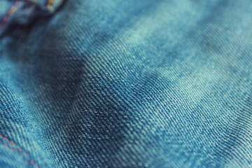 classic fabric denim jeans close up texture