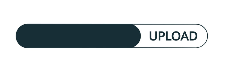 Obraz premium Upload. Progress bar design. Vector illustration EPS