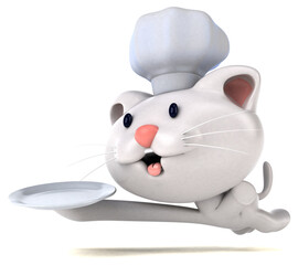 Fun cat - 3D Illustration