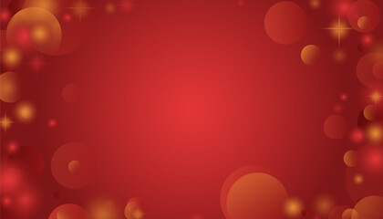 Abstract Christmas background. Holiday concept, magic, new year. Bokeh. Winter holidays. Place for text. Red valentine 