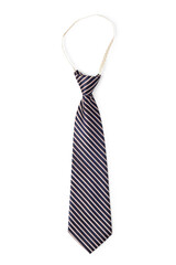 Men's tie with an elastic band
