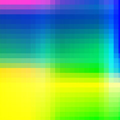 Fototapeta na wymiar Pixel square color abstract background. Digital glitch