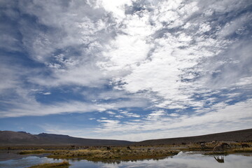 Lac des Andes au Pérou
