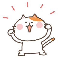 かわいい猫のイラスト