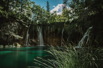 Waterfalls at Plitvice Lakes 