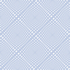 Abstract seamless checked pattern with 3D illusion effect.