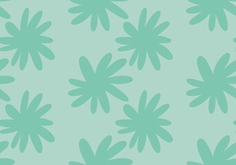 Fototapeta na wymiar Floral simple seamless pattern with flower for fabrics and textiles and packaging 