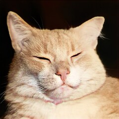 Portrait of a nice cat