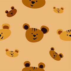 animal, animals, art, baby, background, bear cub, cartoon, character, child, collection, cover, cute, decorative, design, dog, drawing, fabric, fashion, funny, happy, icon, illustration, little, paste