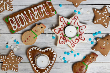 Decorazioni natalizie, biscotti