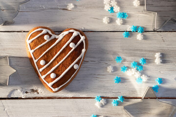 biscotti e decorazioni natalizie