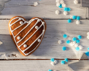 biscotti e decorazioni natalizie