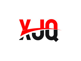 XJQ Letter Initial Logo Design Vector Illustration