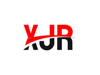 XJR Letter Initial Logo Design Vector Illustration