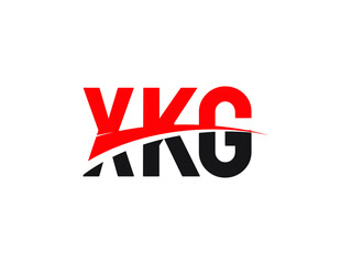 XKG Letter Initial Logo Design Vector Illustration
