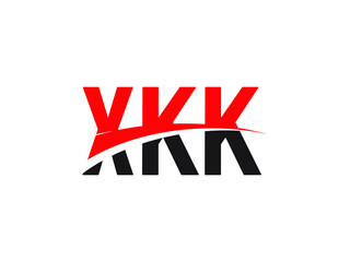 XKK Letter Initial Logo Design Vector Illustration