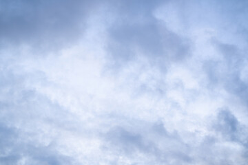 Cloudy sky background. Dramatic sky full of dark clouds.