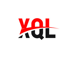 XQL Letter Initial Logo Design Vector Illustration