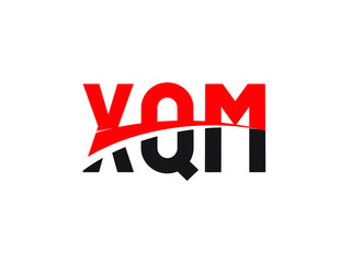 XQM Letter Initial Logo Design Vector Illustration
