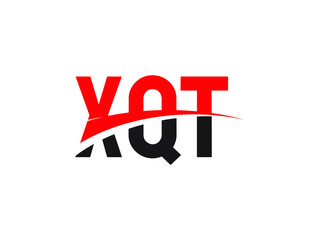 XQT Letter Initial Logo Design Vector Illustration