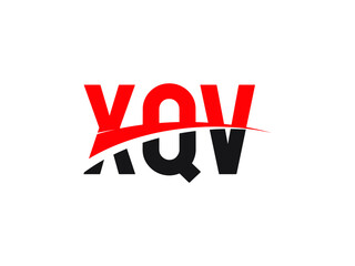 XQV Letter Initial Logo Design Vector Illustration