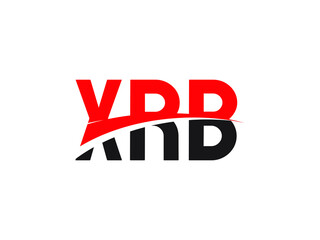 XRB Letter Initial Logo Design Vector Illustration