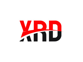 XRD Letter Initial Logo Design Vector Illustration