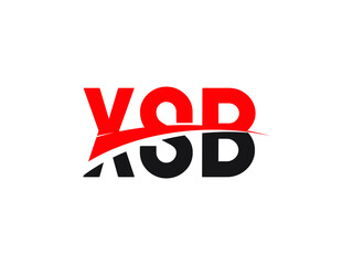 XSB Letter Initial Logo Design Vector Illustration