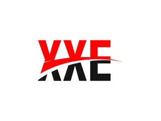 Obraz premium XXE Letter Initial Logo Design Vector Illustration