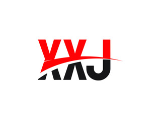 XXJ Letter Initial Logo Design Vector Illustration