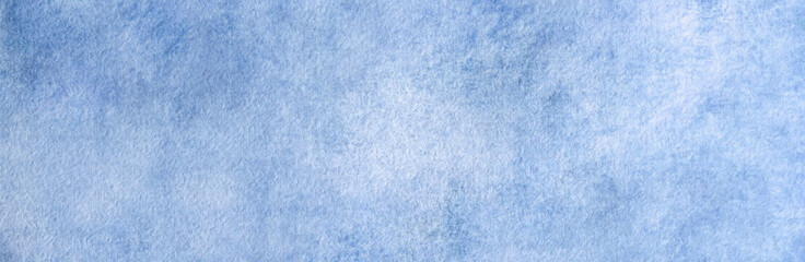 Wide Table Top View of Wood Texture in Blue Light Panoramic Background