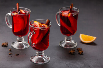 Christmas drink  mulled wine