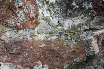 Cracked and abstract grunge texture. Aged material surface backdrop. Weathered effect pattern. Old and dirty background.