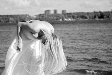 Portrait, girl tenderness