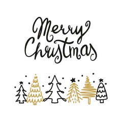Calligraphy Merry Christmas