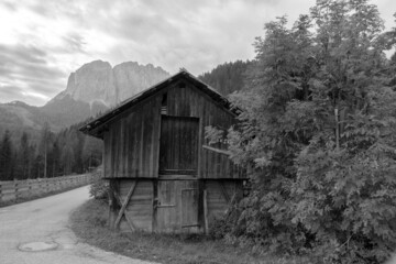 Bauernhaus in den Dolomiten