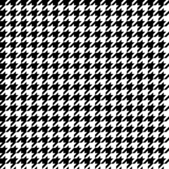 Houndstooth seamless pattern. Fabric background