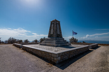 Fototapeta premium Μonument of the Balkan wars at Tinos island.