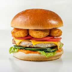 hamburger on a white background 2