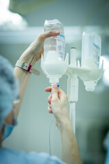 iv in the operating room