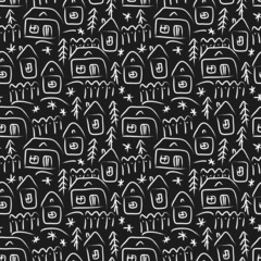 Winter seamless pattern