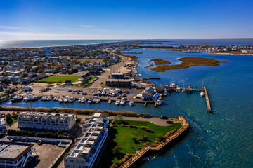 aerial image of a lighthouse