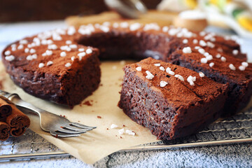 Chocolate Zucchini Pie