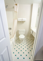 Fragment of a luxury bathroom