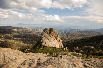 Mount Lemmon in Tucson, Arizona midday during summer