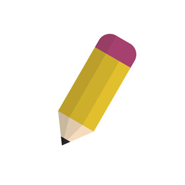 l&aacute;piz. Concepto de escribir, dibujar, dise&ntilde;ar. Ilustraci&oacute;n vectorial