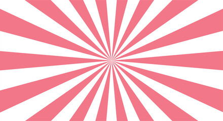 Fototapeta premium Sunburst or sun burst retro background. Ray stripes.