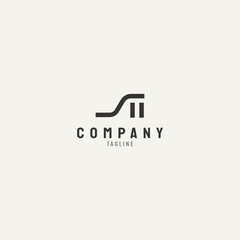 Vector logo on which an abstract of  High Heels shoe which is also similar to woman's shoe. Simple Logotype for feminine brand.