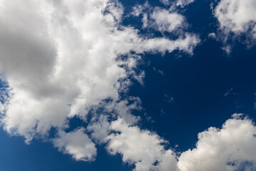 blue sky with clouds
